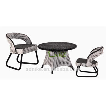 CS- (1) Rattan Kinder Möbel Set PE Kunststoff Kinder Tisch und Stuhl